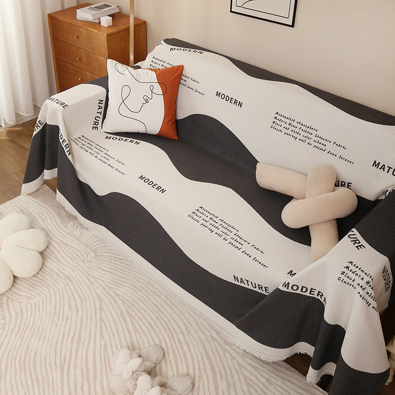 Soft Plush Bunny Pattern Throw Blanket