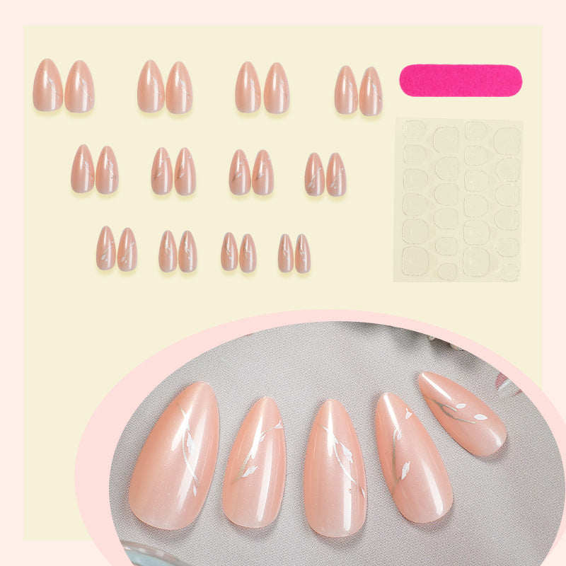 Elegant Press-On Nail Design Set Bowlift