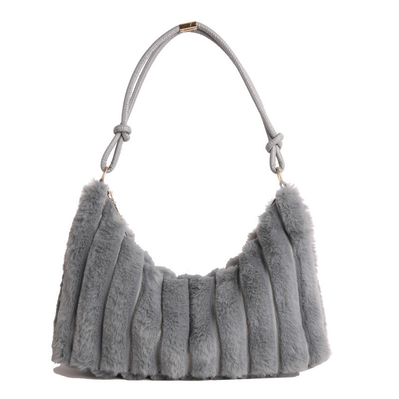 WoPlush Texture Evening Handbag Bowlift