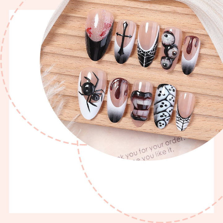 Gothic-Themed Press-On Nail Collection Bowlift