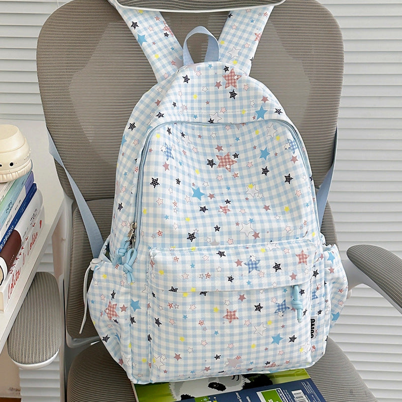 Cute Star Print Backpack
