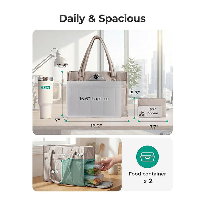 Multifunctional tote bag with insulating interior compartment Bowlift