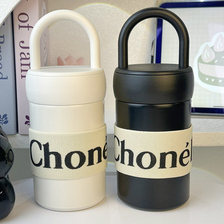 Ladies Insulated Water Bottle with Ergonomic Carrying Handle Bowlift
