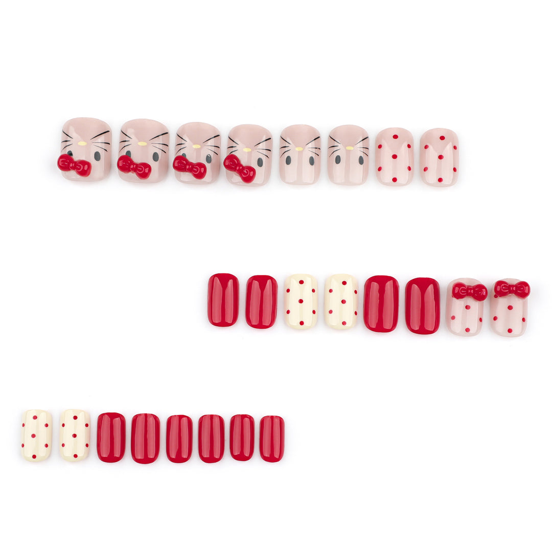 Artistic Nail Art with Cute Bow Motifs Bowlift