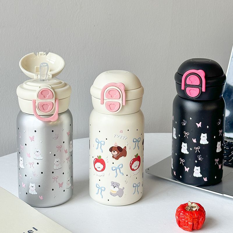 Women’s creative drinking bottle with safe closure mechanisms Bowlift