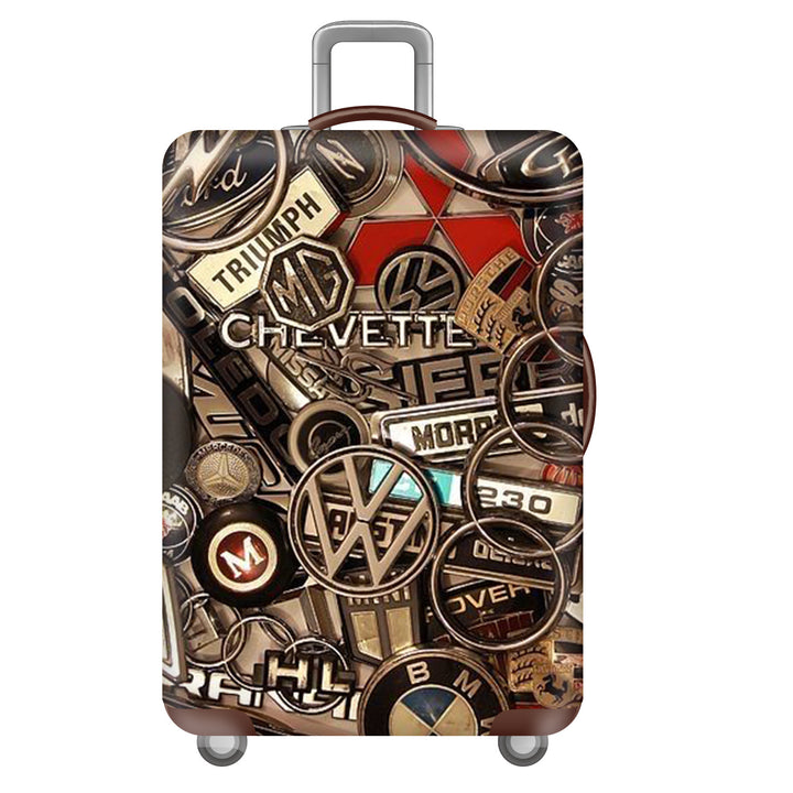 Unisex nan robust Hartschalen luggage with polycarbonate outer shell and car emblem motif Bowlift