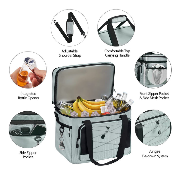 Multi-Purpose Insulated Cooler Tote Bowlift