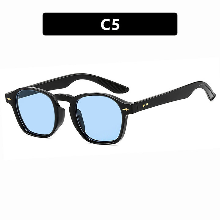 Ladies fashionable rectangular glasses with transparent frame Bowlift
