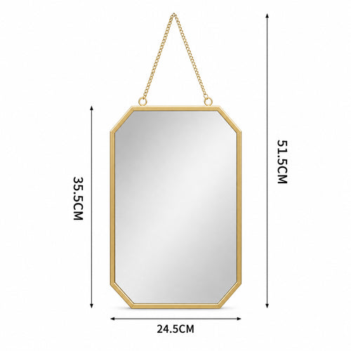 Elegant Octagonal Wall Mirror