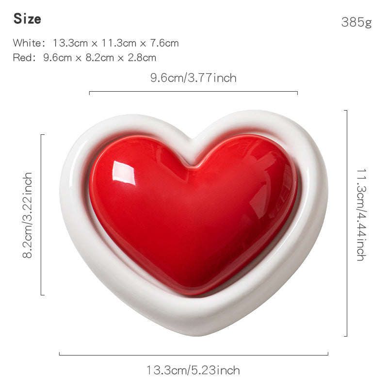 Heart shapes decorative bowl Bowlift