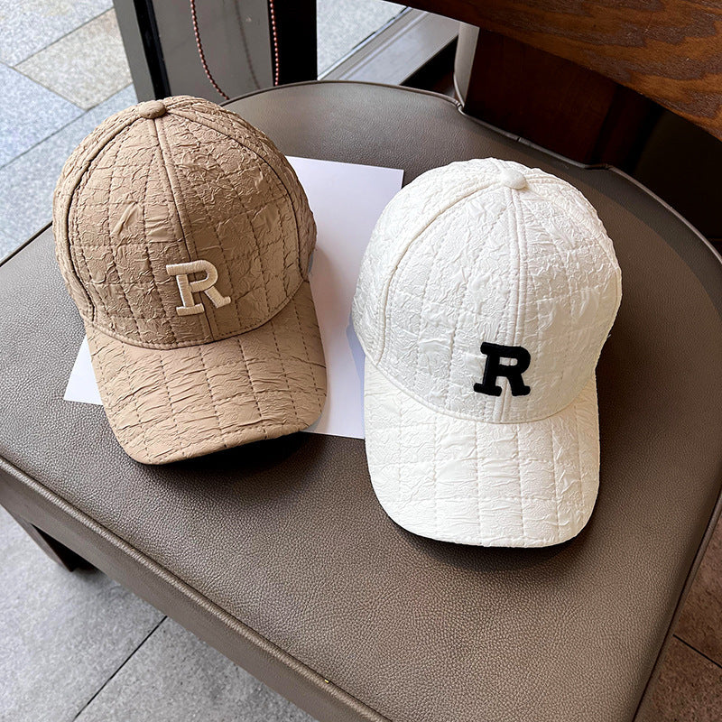 Women's Contemporary Textured Design Baseball Cap Bowlift