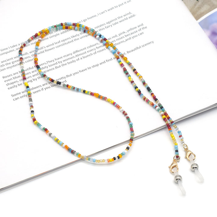 Colorful Multi-Textured Eyewear Chain Bowlift