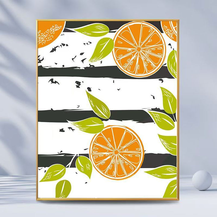 Citrus-Inspired Graphic Art Print Bowlift