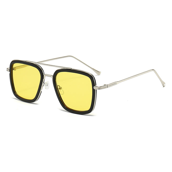 Women's stylish square sunglasses with metallic details Bowlift