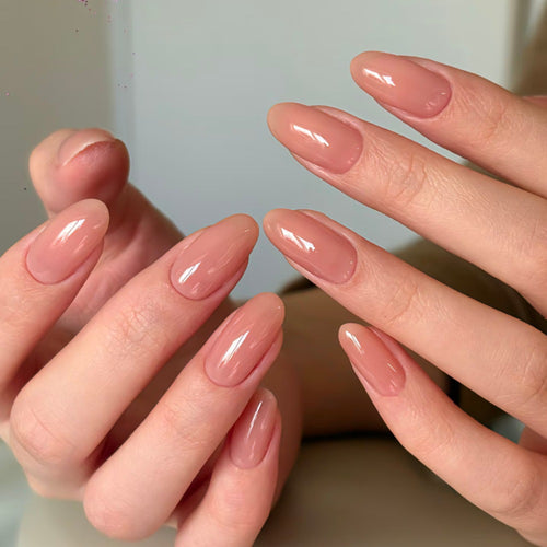 Elegant Press-On Nail Extensions Bowlift