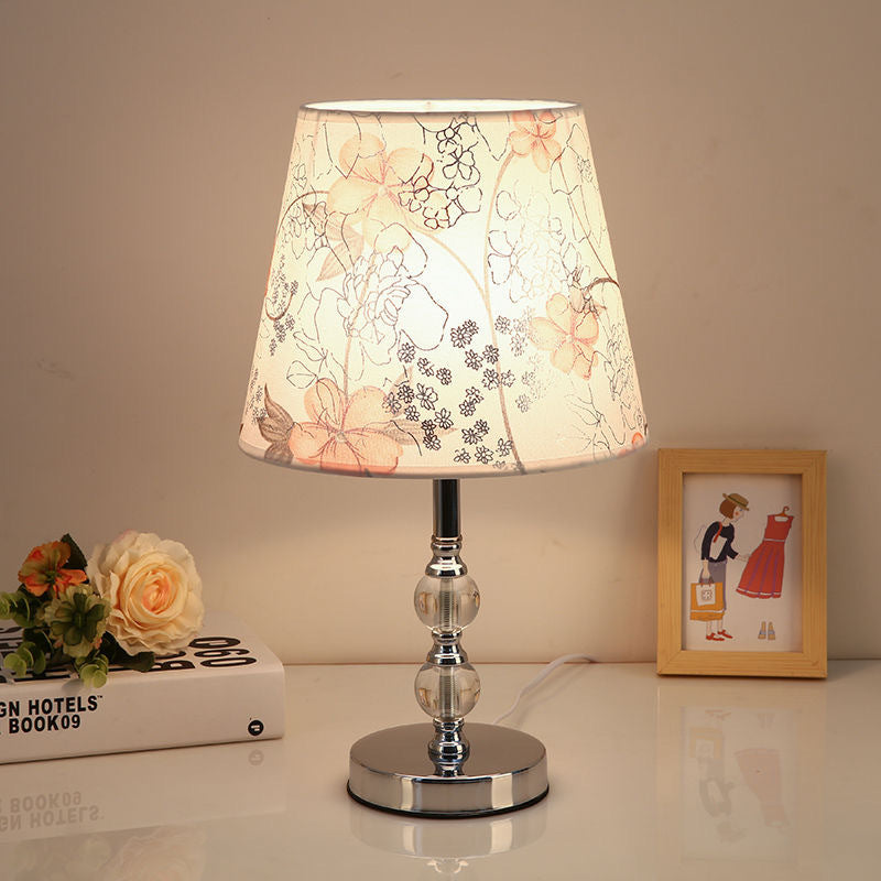 Crystal-Embellished Table Lamp