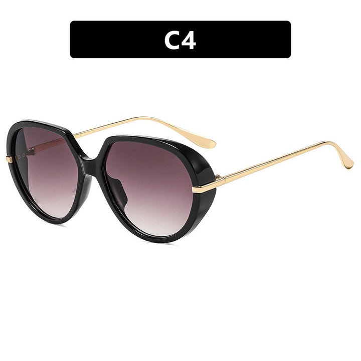 Women's Cat-Eye Sunglasses with glare-free UV protection and luxurious metal frame Bowlift