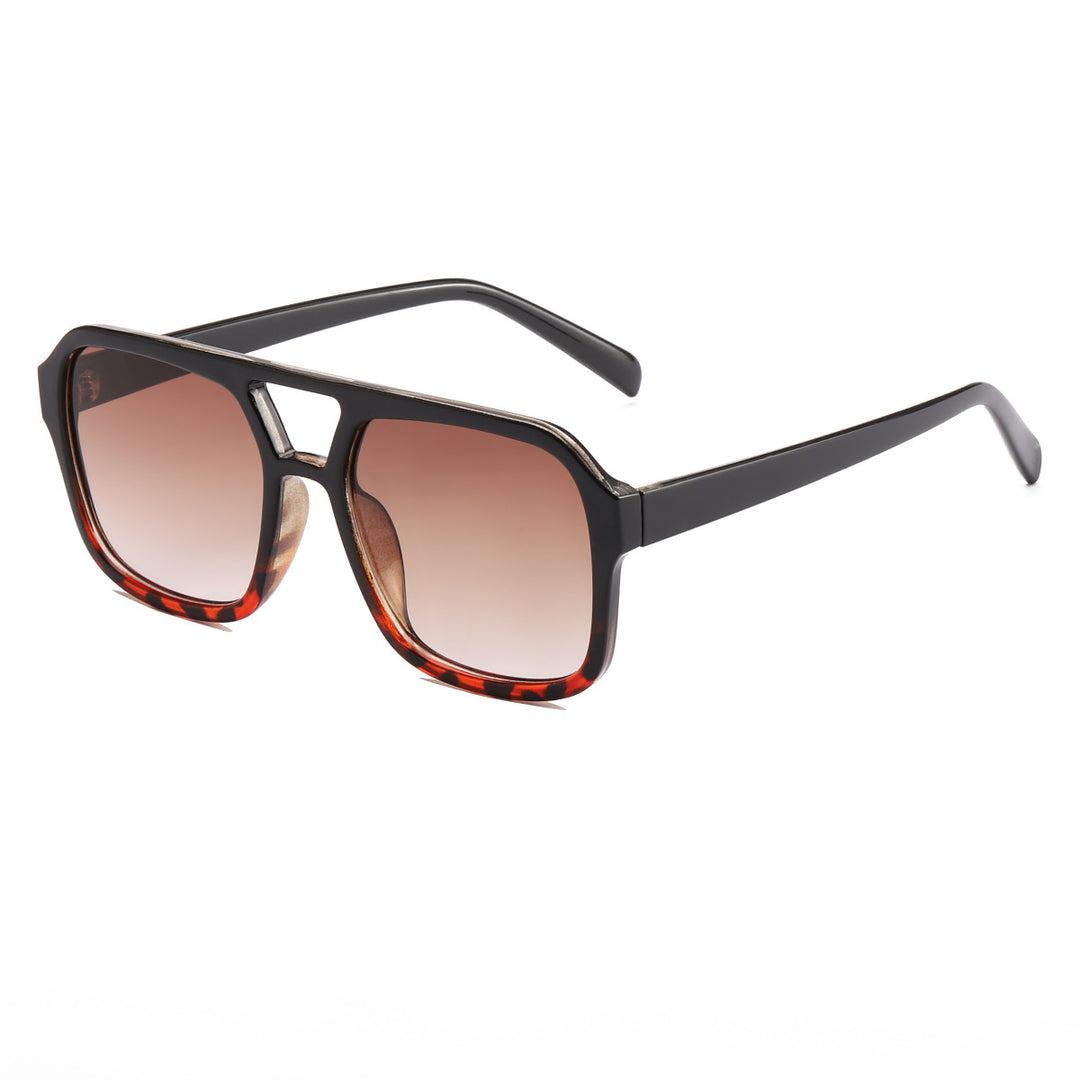 Ladies elegant square sunglasses with stylish pattern Bowlift