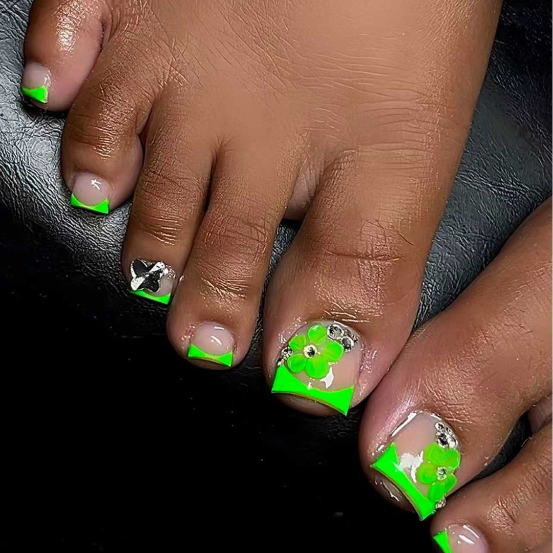 Decorative Toe Nail Art Extensions Bowlift