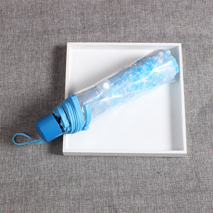 Women's elegant and portable umbrella with floral design Bowlift
