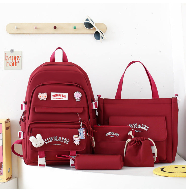 Multi-Compartment School Backpack Bowlift