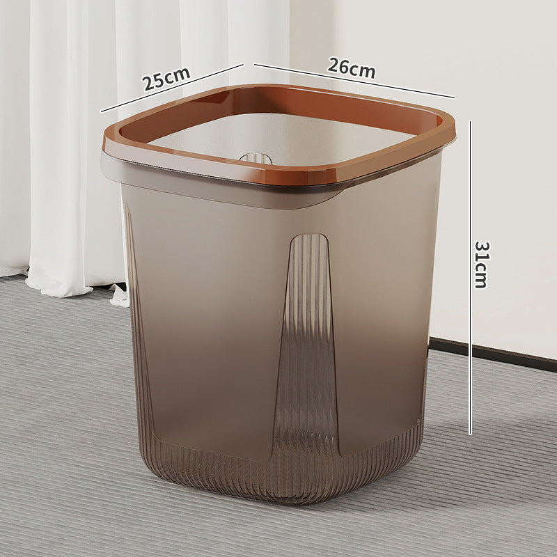 Women's elegant and practical waste bin with ergonomic handle Bowlift