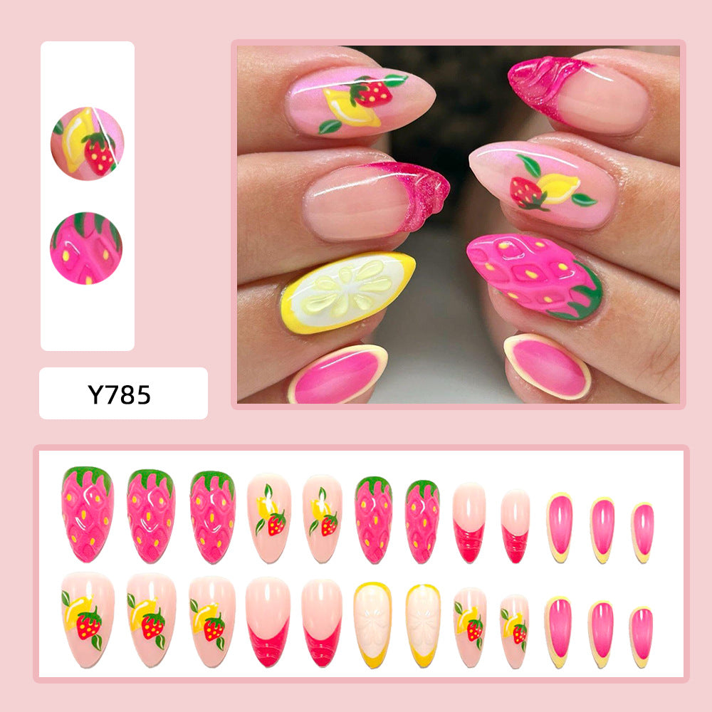 Creative Art Nails with Cheerful Fruit Design Bowlift