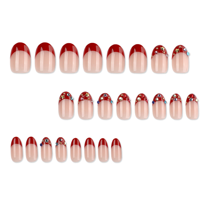 Artistic Nail Art with Glitter Design Bowlift