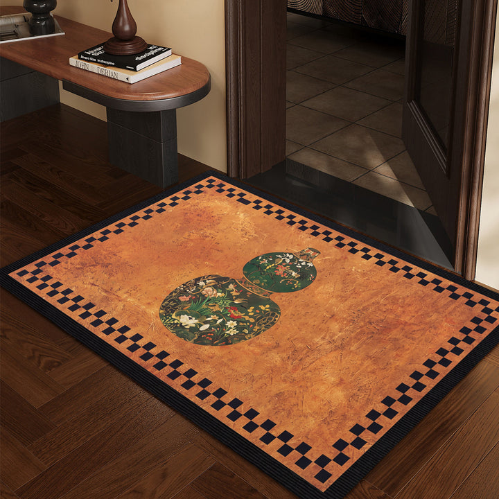 Artistic Elephant-Themed Welcome Mat Bowlift