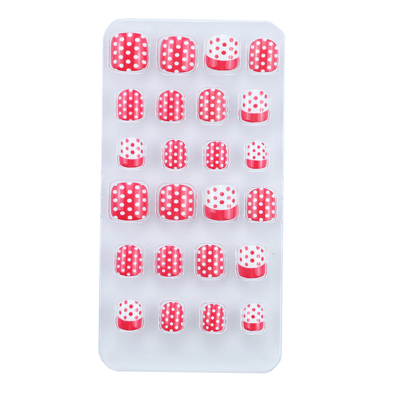 Playful Cartoon Animal Press-On Nail Set Bowlift