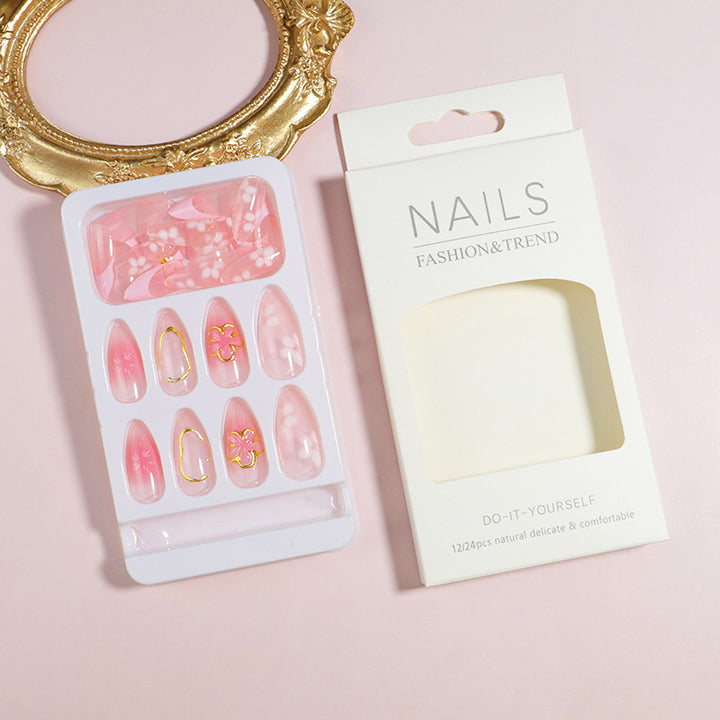 DIY Elegant Press-On Nail Set Bowlift