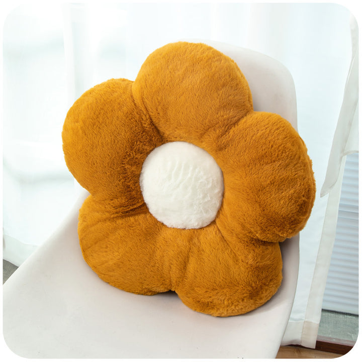 Floral decorative pillow