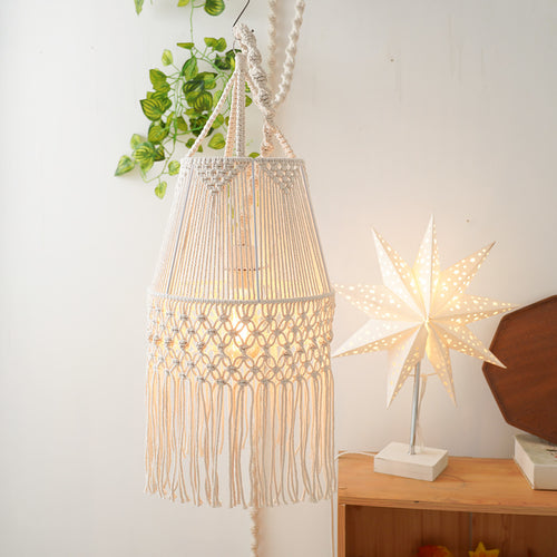 Decorative Macramé Hanging Lantern Bowlift