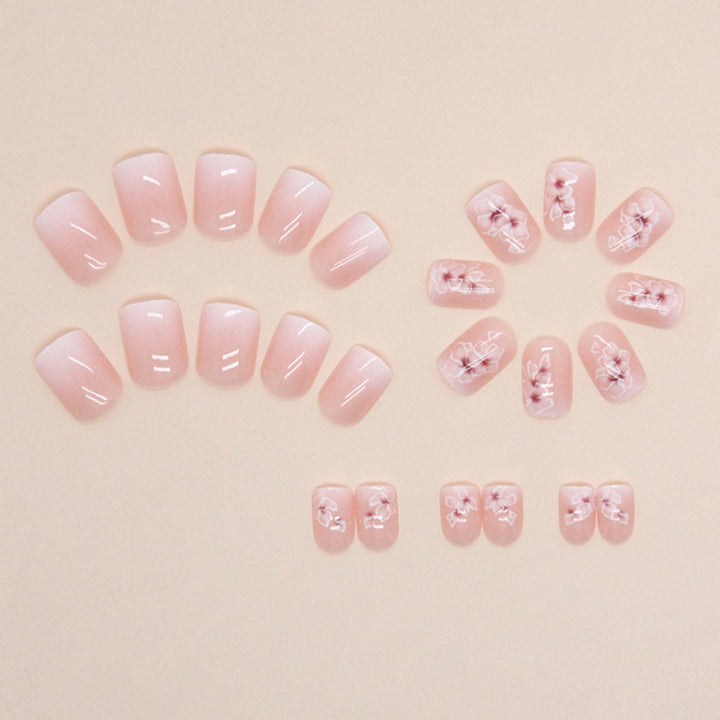 Floral Lace Nail Art Bowlift