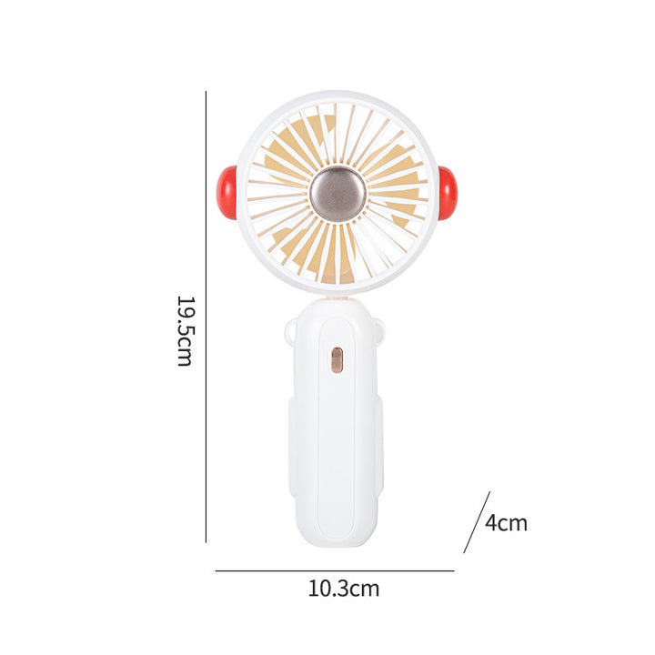 Ladies Portable Hand Fan with Cute Design Bowlift