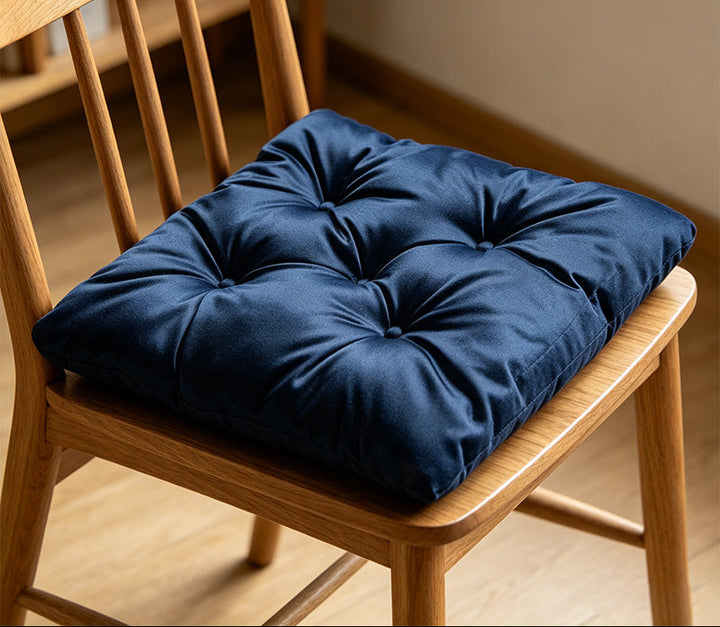 Plush Tufted Chair Cushion Bowlift