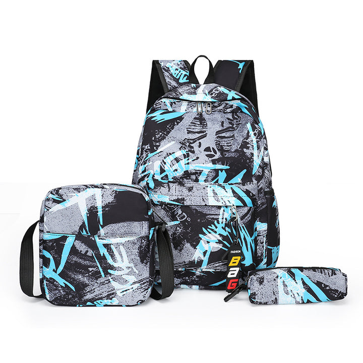 Backpack set with practical shoulder bag and pencil case Bowlift