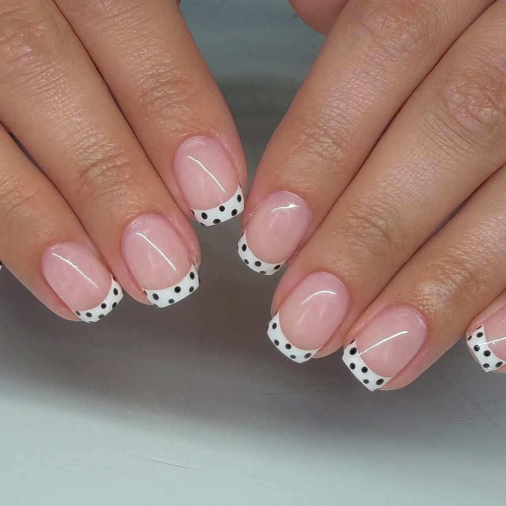 Stylish Polka Dot Nail Art Tips Bowlift