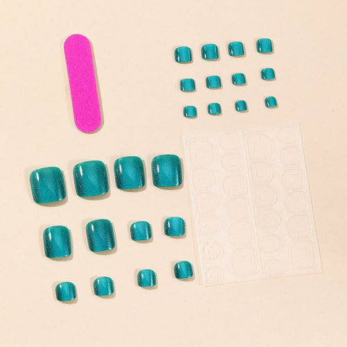 Sparkling Gel Toe Nail Art Bowlift