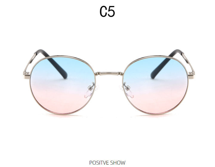 Women's fashionable sunglasses with mirrored gradient Bowlift