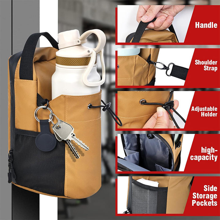 Multifunctional bottle and key storage bag Bowlift