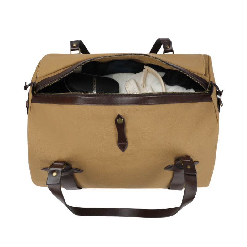 Durable Canvas Weekender Bag Bowlift