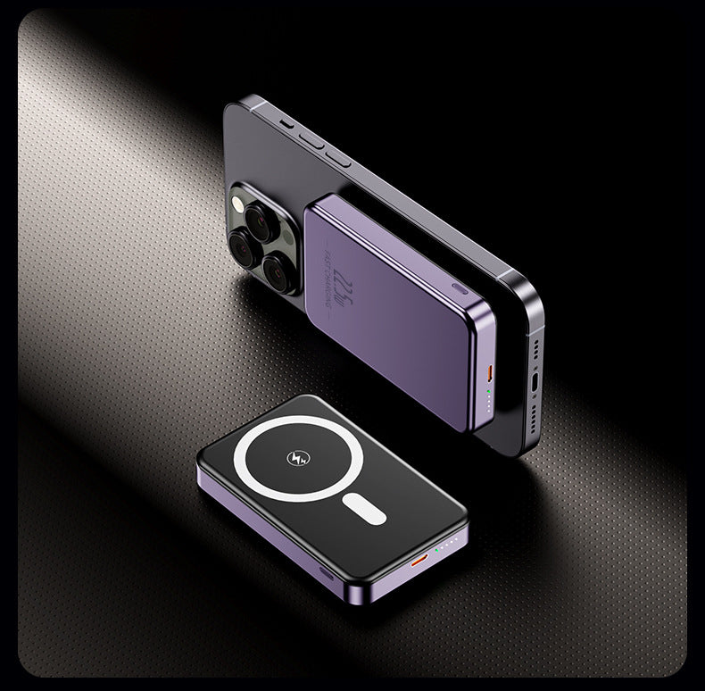 Portable induction power bank with slim design and LED display Bowlift