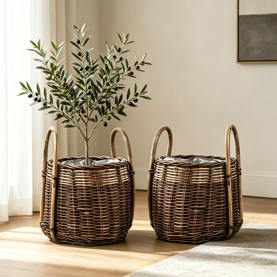 Natural woven storage basket Bowlift