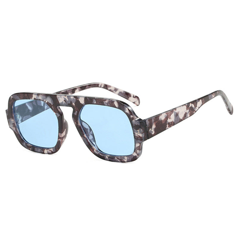 Ladies stylish square sunglasses with wide frame and UV protection Bowlift
