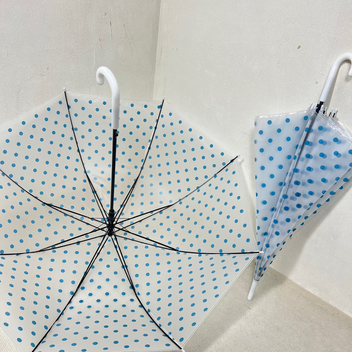 Women's transparent umbrella with polka dots Bowlift