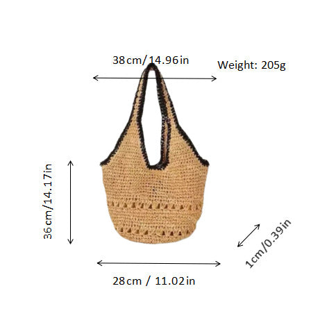 Macrame Beach Bag in Elegant Boho Design Bowlift