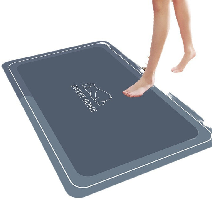 Absorbent Memory Foam Bathroom Mat Bowlift
