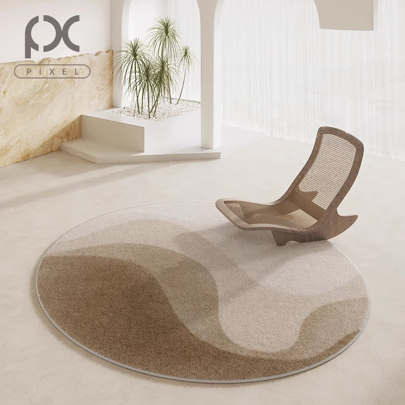 Round Plush Area Rug