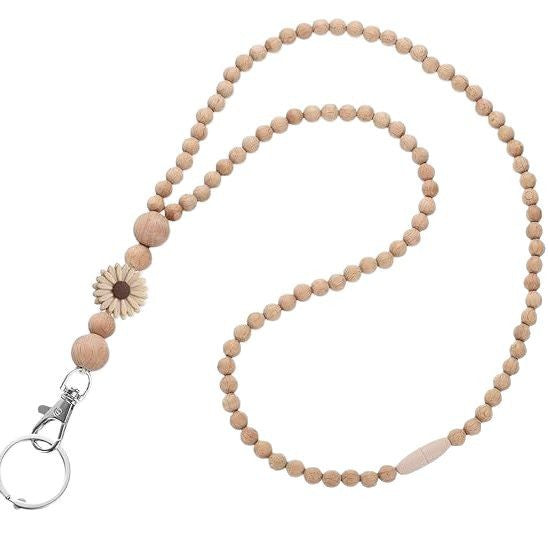 Decorative Beaded Keychain Lanyard Bowlift